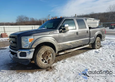 2013 Ford F-250 Xlt из США, поврежденный, VIN 1FT7W2B60DEA21286